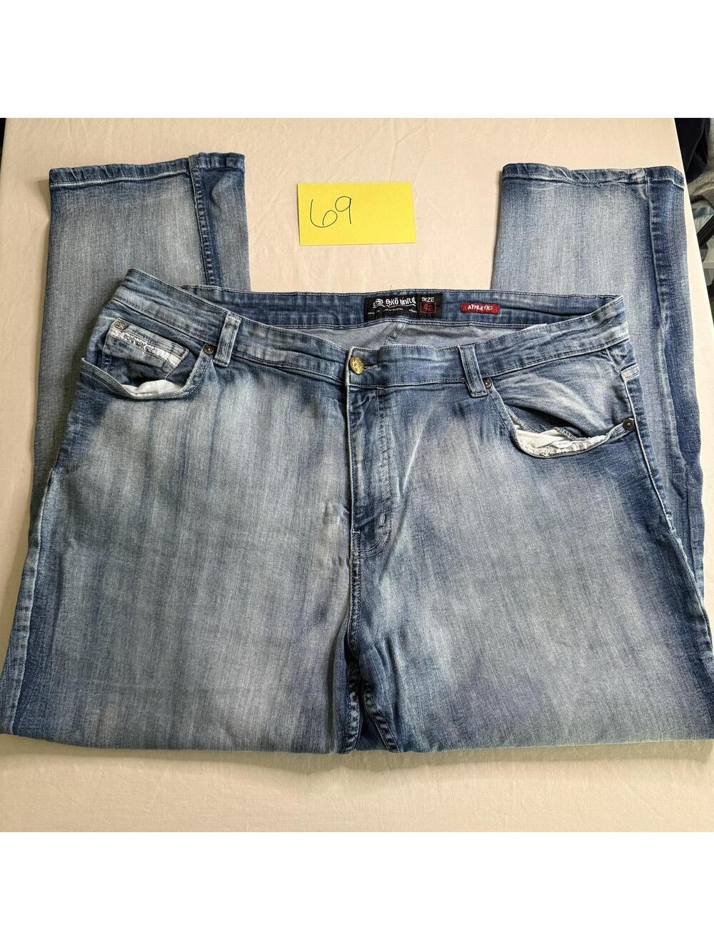 Ecko Unltd Men's Light Wash Denim Jeans Size 42